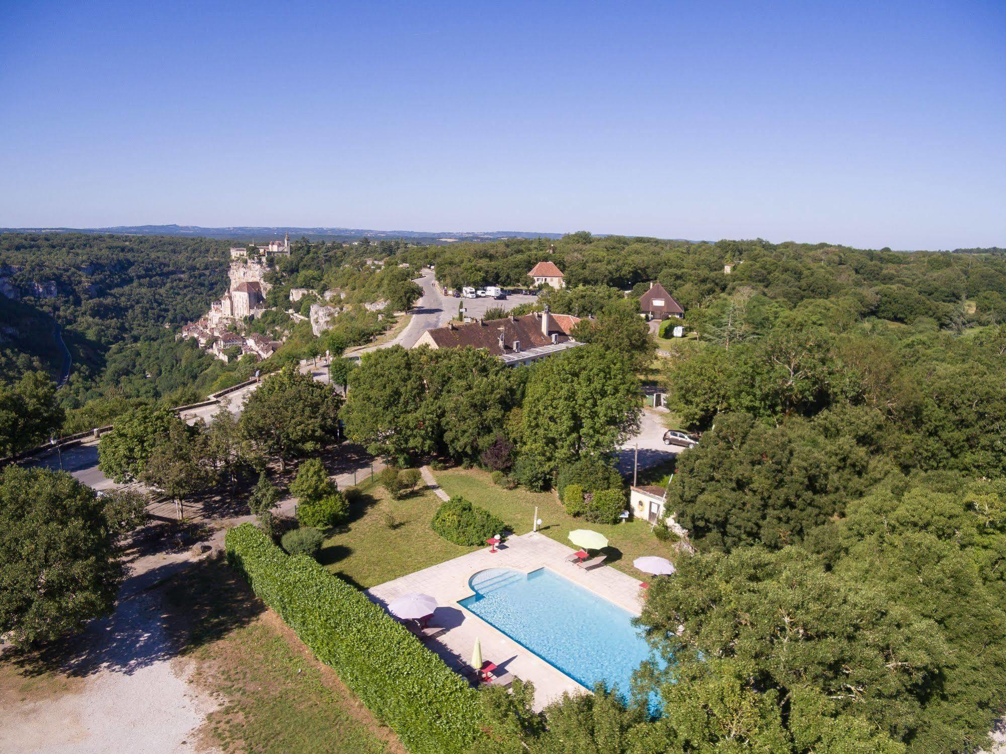Logis Hotels - Le Bellaroc - Hotel 2 Etoiles Et Restaurant Rocamadour Exteriör bild